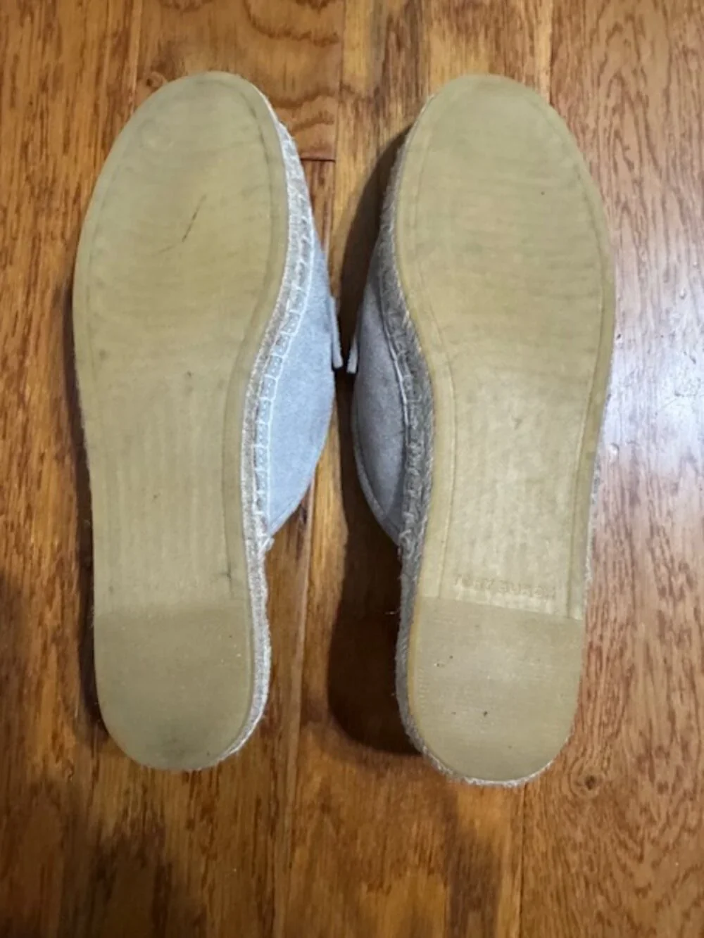 TORY BURCH Women  Seaside CLASSIC TAUPE Suede Espadrille Mules